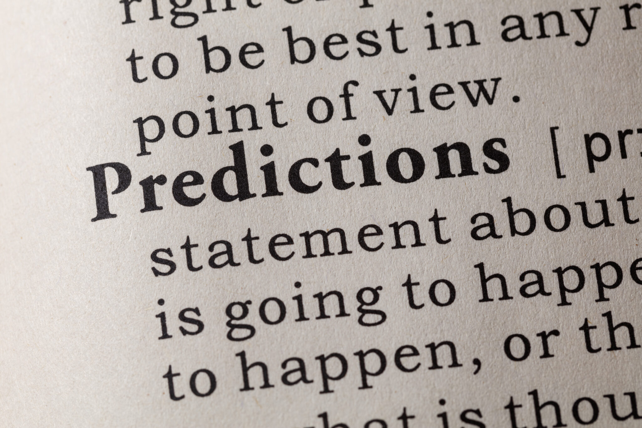 What Is The Definition Of The Word Predict