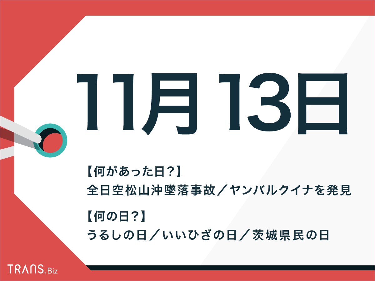 11月13日はなんの日 国内外の出来事や記念日 誕生花と誕生石 Trans Biz